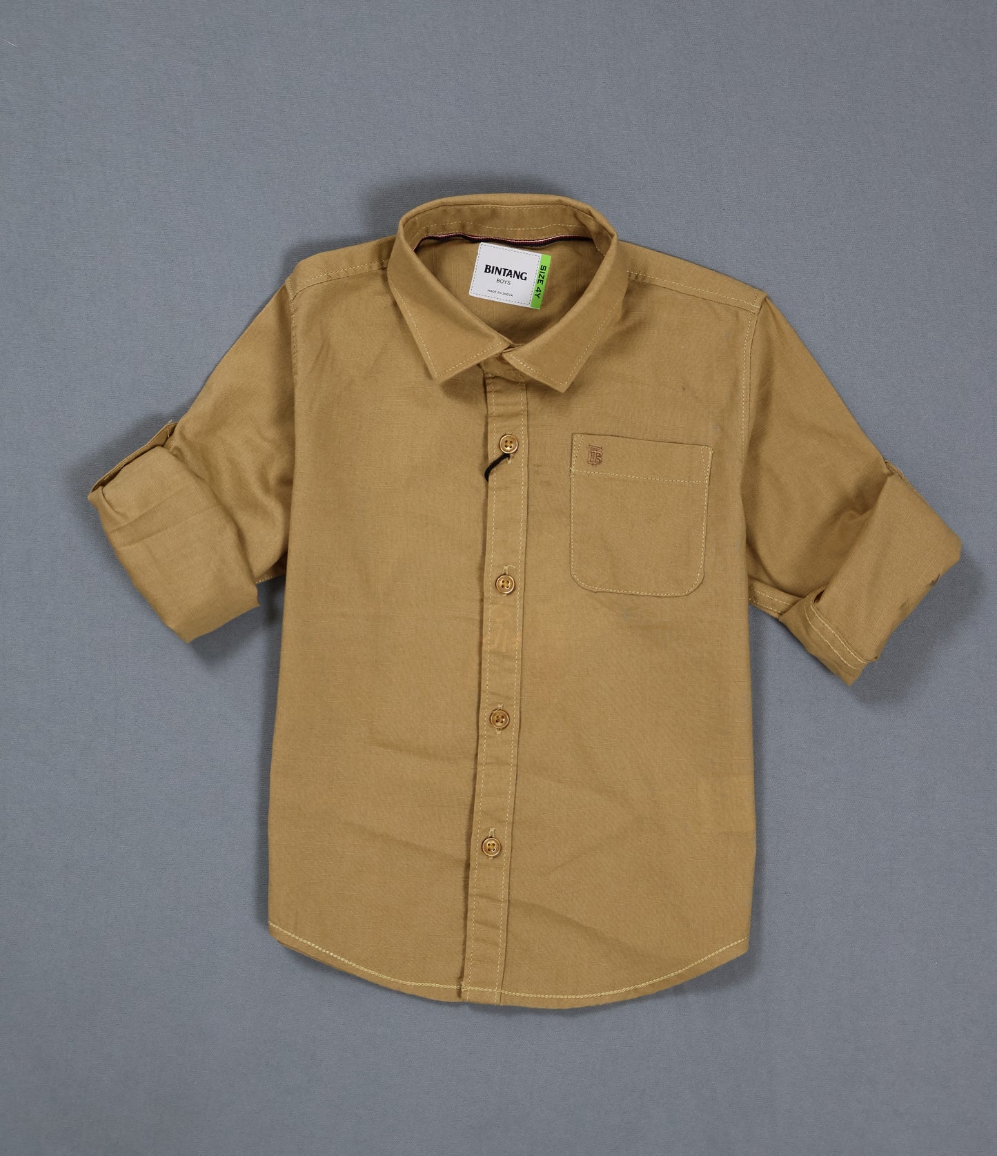 Pure cotton plain shirt