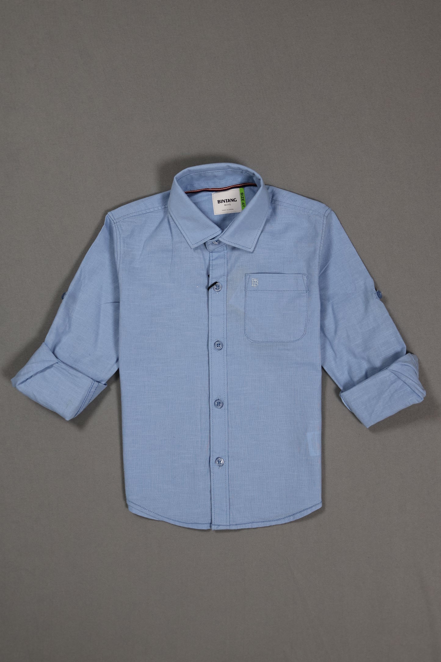 Pure cotton plain shirt