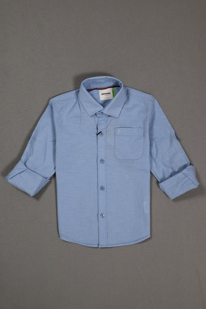 Pure cotton plain shirt