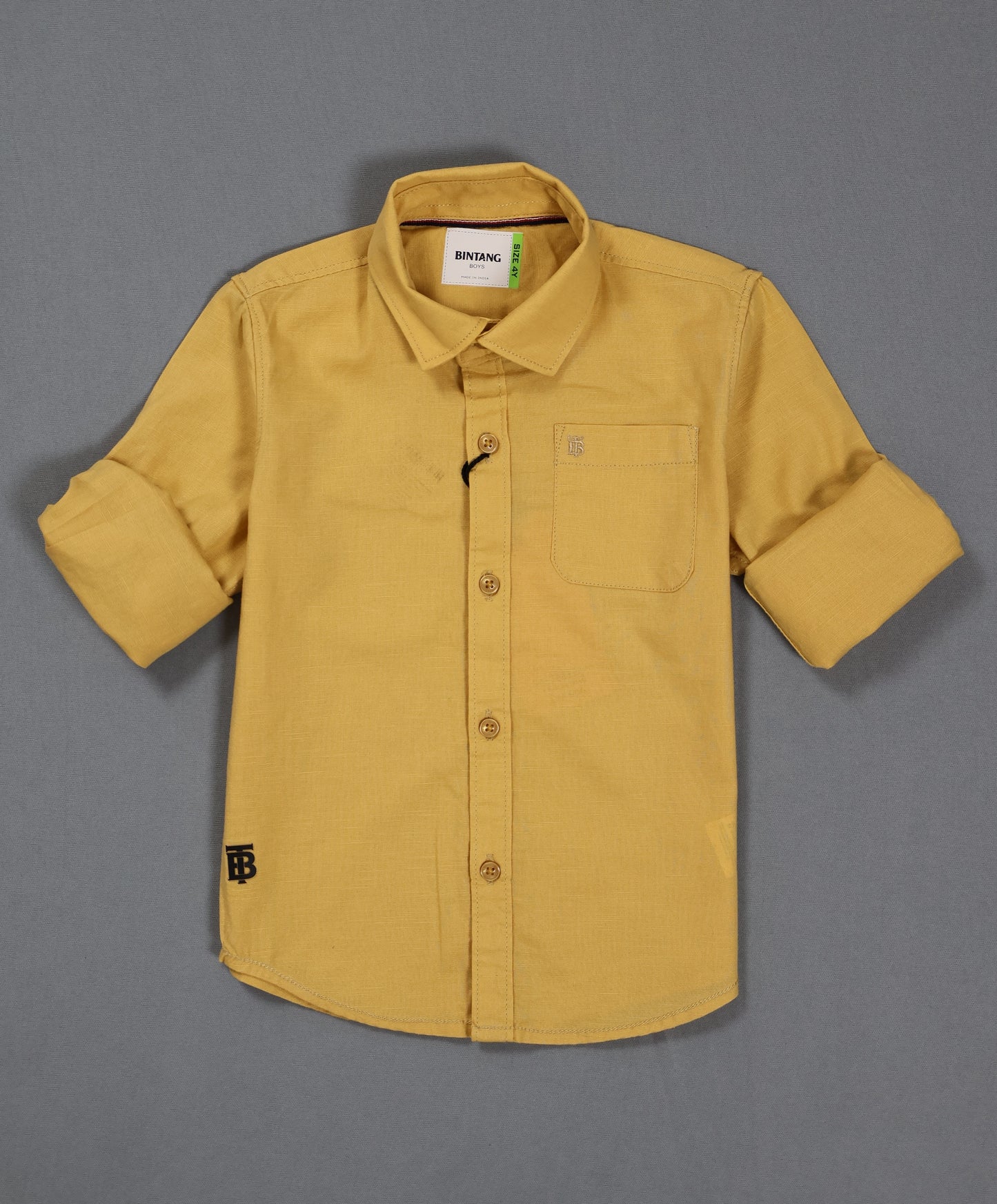 Pure cotton plain shirt