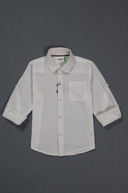Pure cotton plain shirt