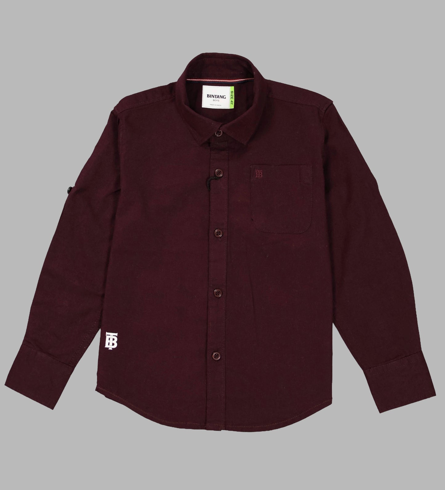 Pure cotton plain shirt