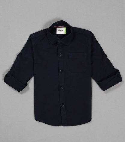 Black shirt on a gray background