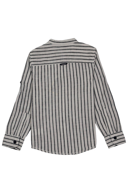 Cotton chinese colar shirt