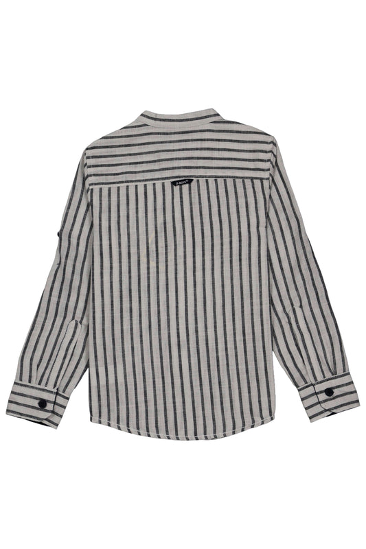 Cotton chinese colar shirt