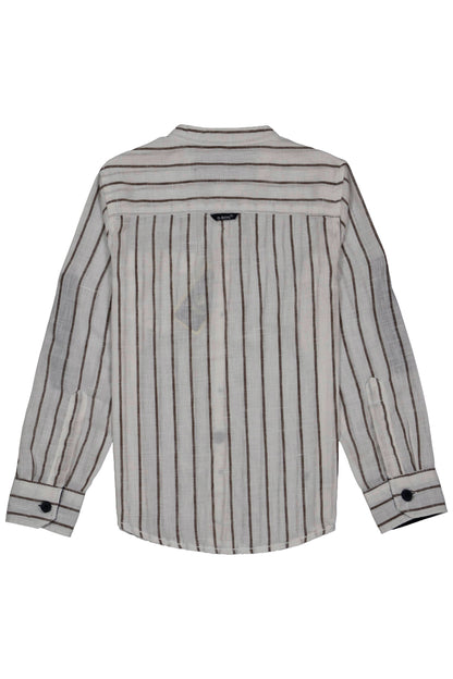 Cotton chinese colar shirt