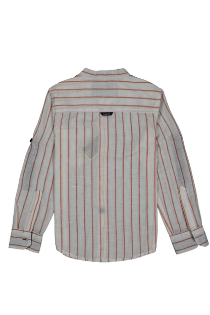 Cotton chinese colar shirt