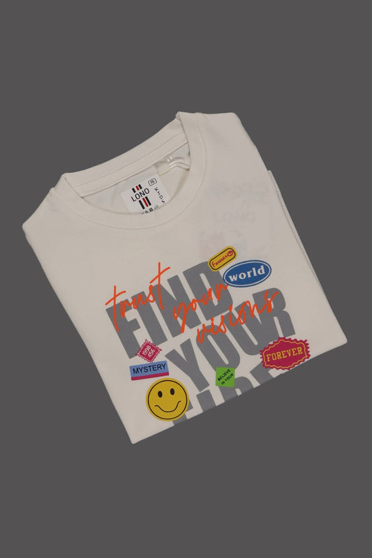 Fabric canvas t-shirt
