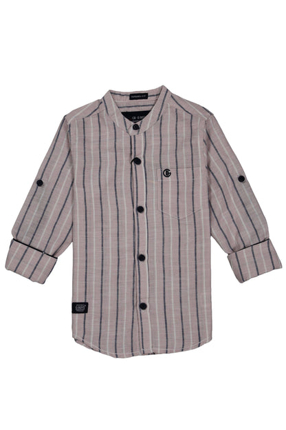 Cotton chinese colar shirt